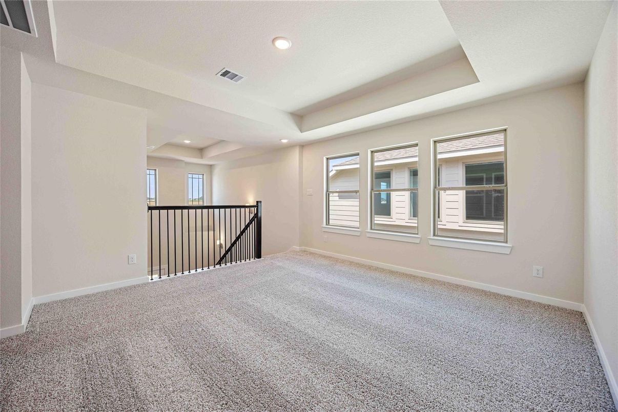 Empty room, Interior, Recessed Lighting