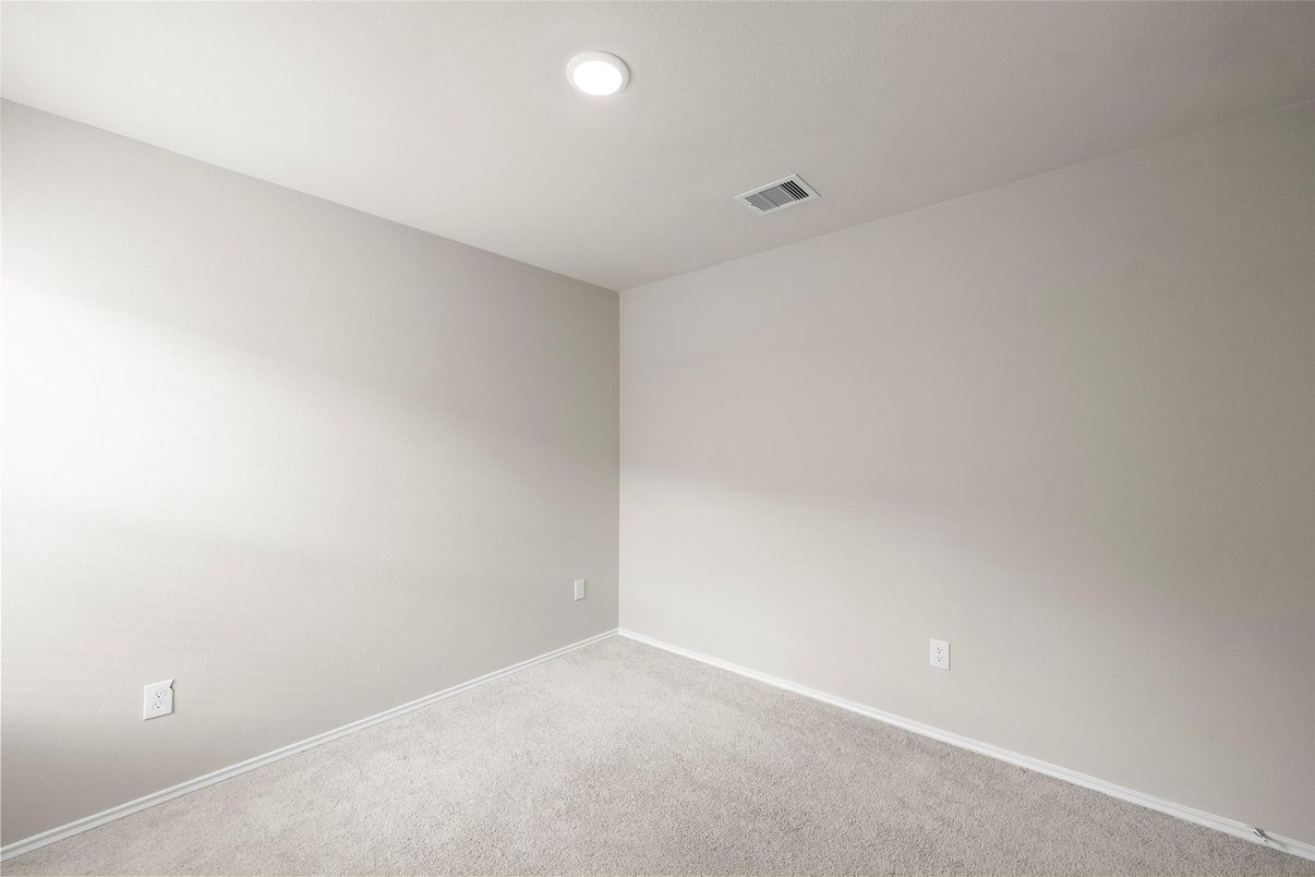 Empty room, Interior, Recessed Lighting
