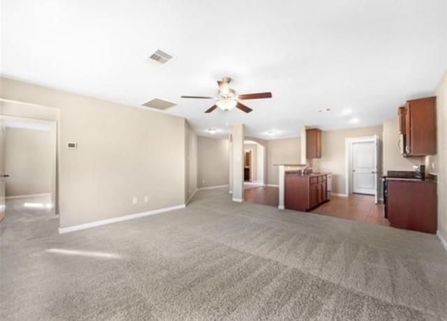 Empty room, Interior, Kitchen, Recessed Lighting