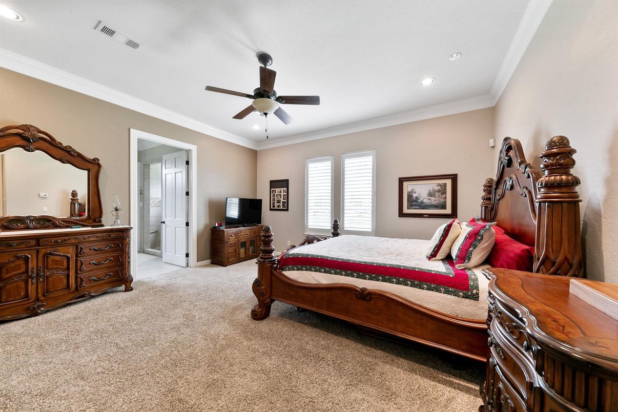 Bedroom, Interior, Recessed Lighting