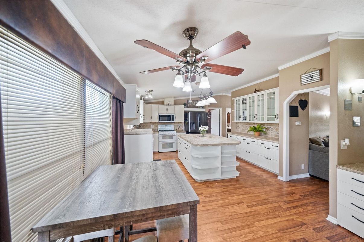 Interior, Kitchen, Wood Texture Flooring