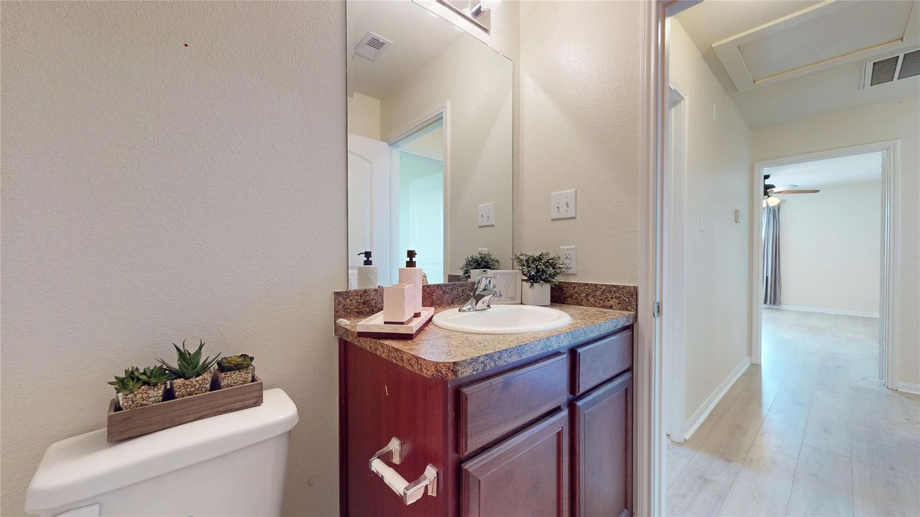 Bathroom, Interior, Wood Texture Flooring