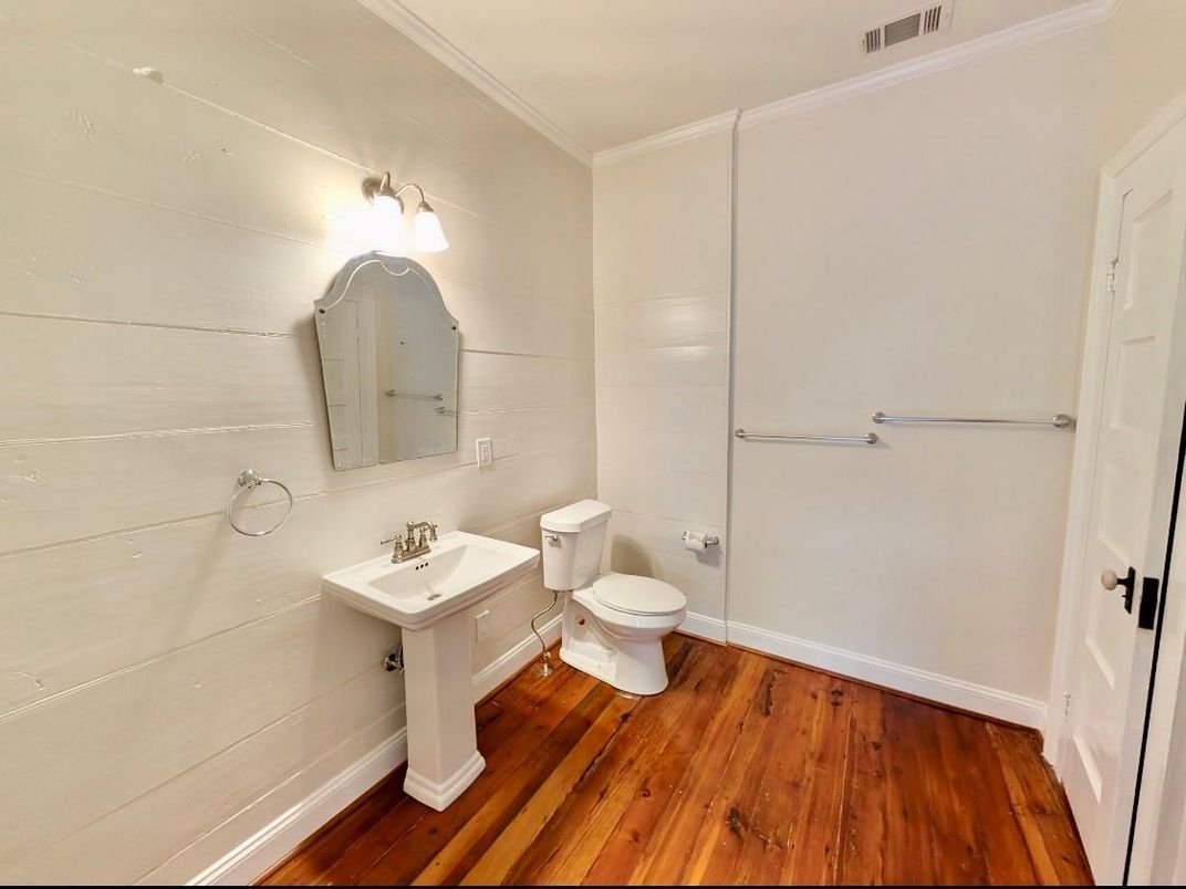 Bathroom, Interior, Wood Texture Flooring