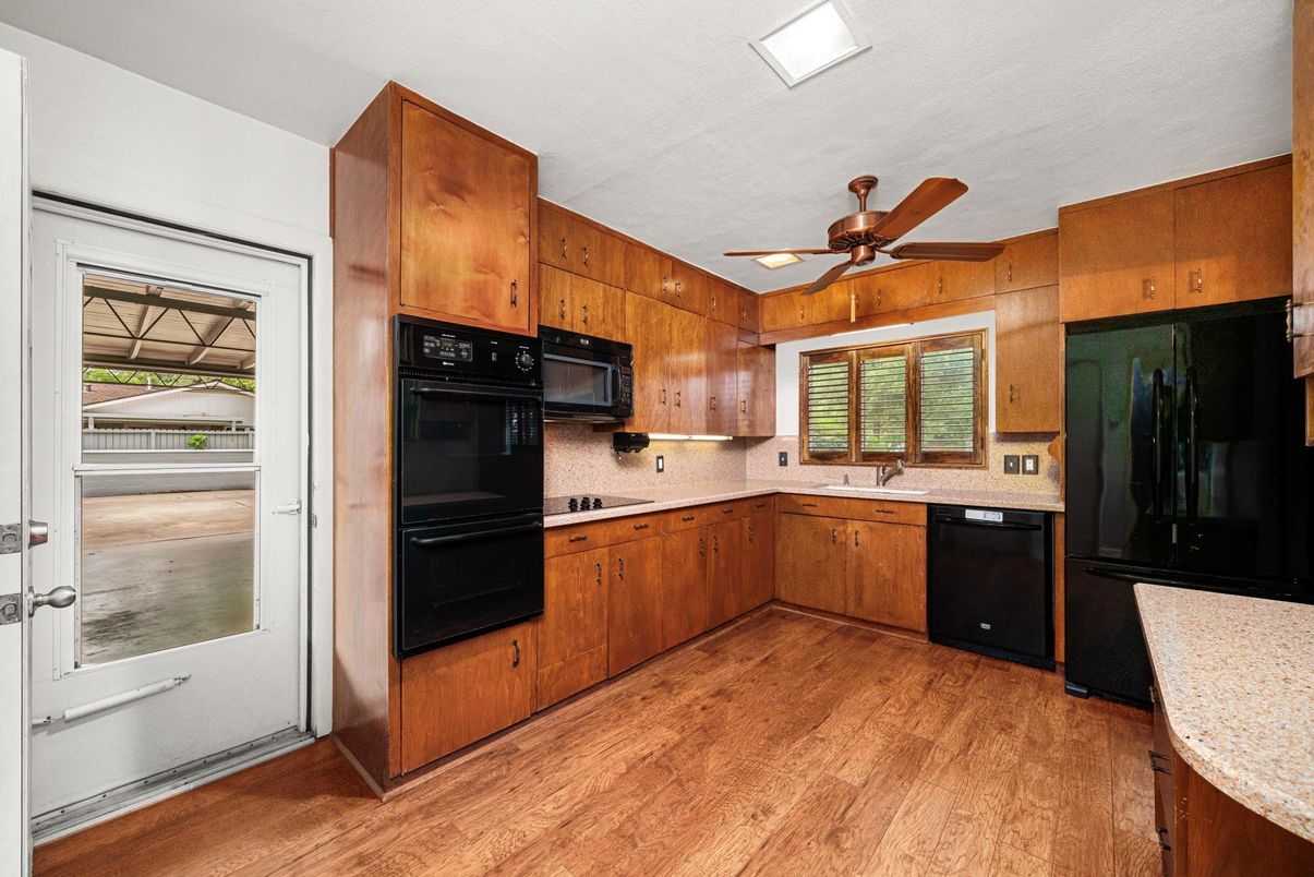 Interior, Kitchen, Wood Texture Flooring