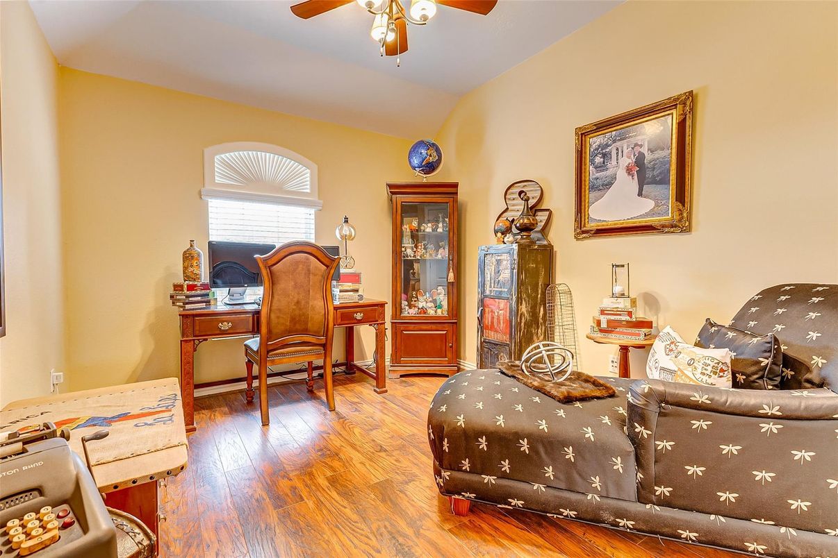 Home Office, Interior, Wood Texture Flooring