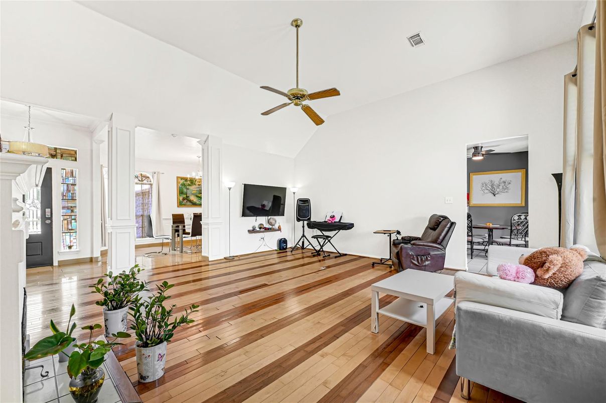 Home Office, Interior, Living room, Wood Texture Flooring