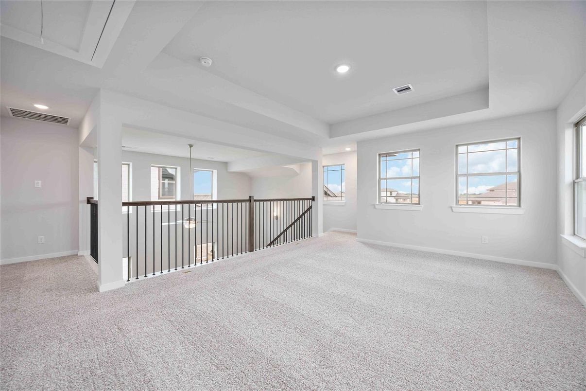 Empty room, Interior, Recessed Lighting