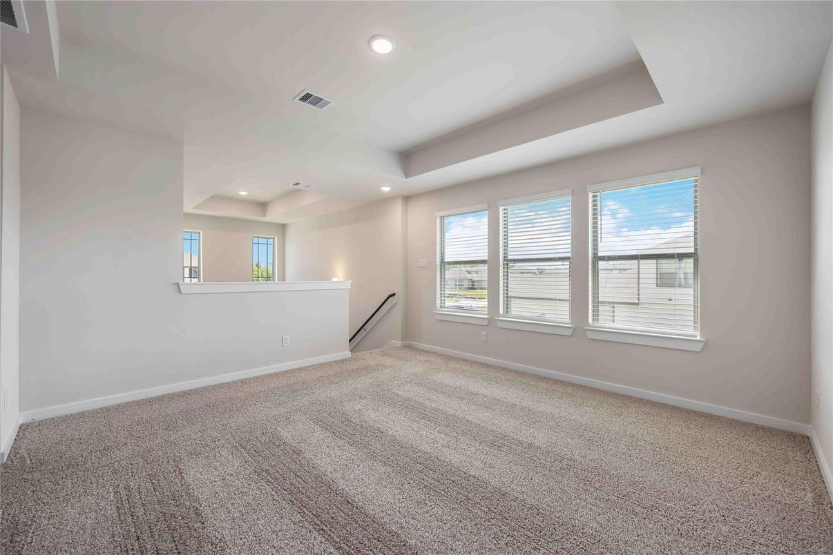 Empty room, Interior, Recessed Lighting