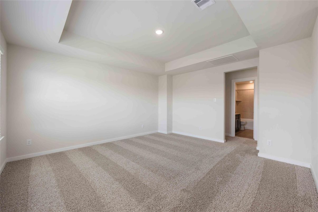 Empty room, Interior, Recessed Lighting