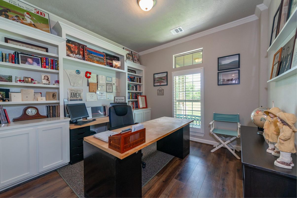 Home Office, Interior, Wood Texture Flooring