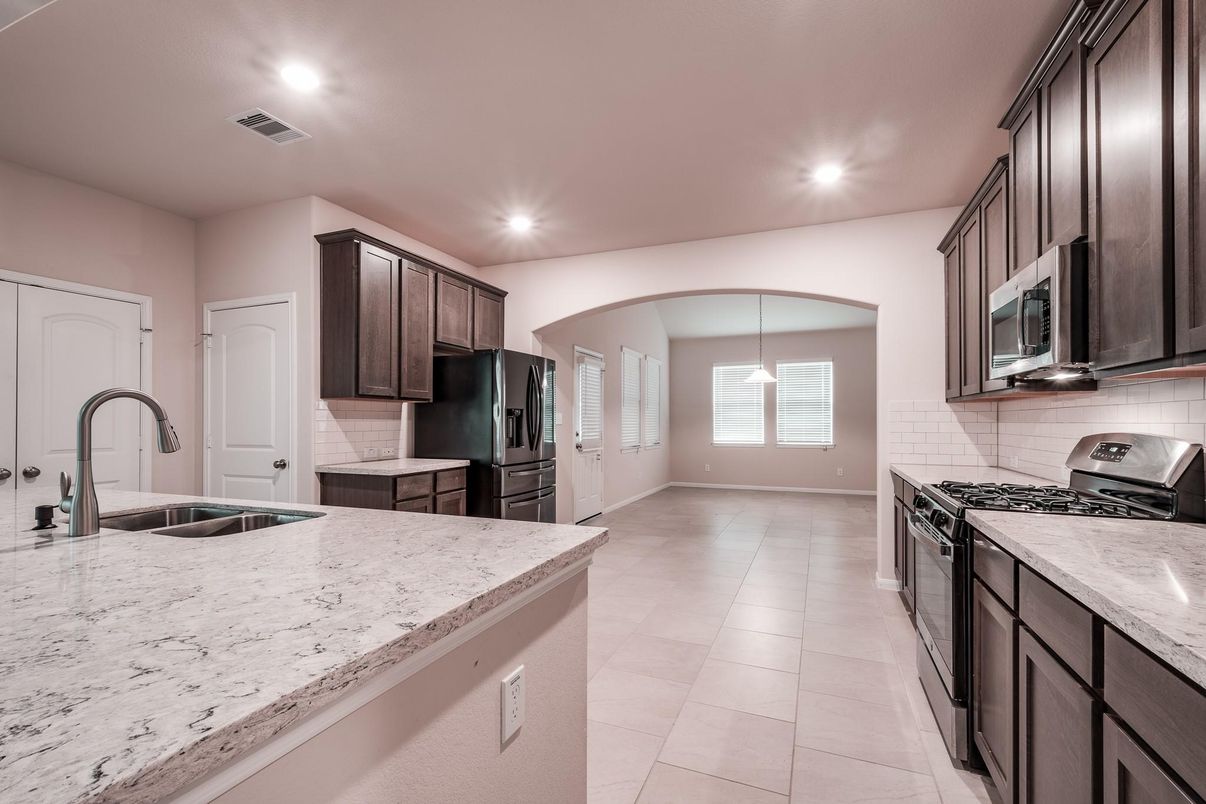 Interior, Kitchen, Pendant Lights, Recessed Lighting