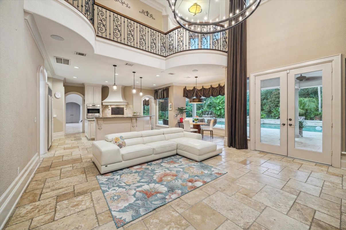 Interior, Kitchen, Living room, Pendant Lights, Recessed Lighting