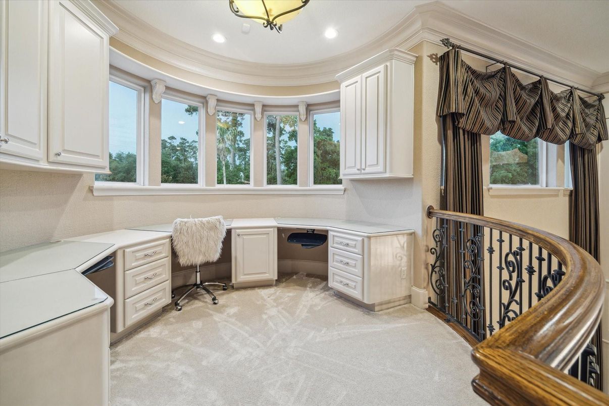 Home Office, Interior, Recessed Lighting