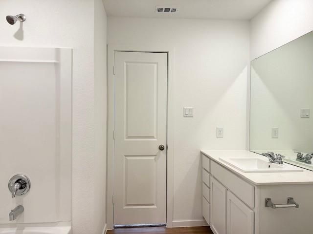 Bathroom, Interior, Wood Texture Flooring