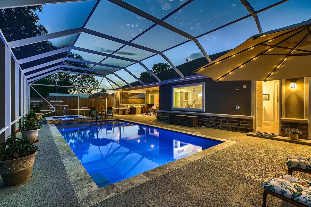 Glass Ceilings, Interior, Pool, Sun Room