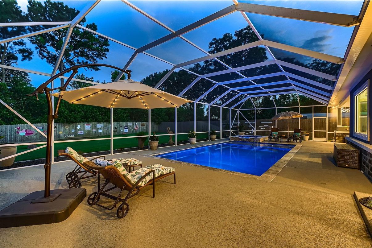 Glass Ceilings, Interior, Pool, Sun Room