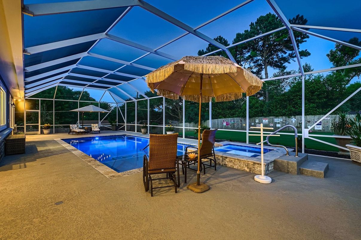 Glass Ceilings, Interior, Pool, Sun Room