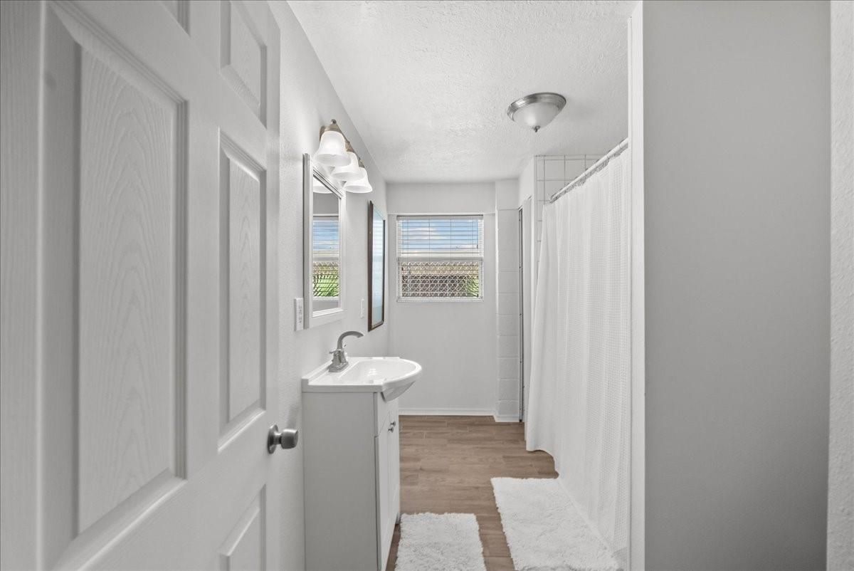 Bathroom, Interior, Wood Texture Flooring