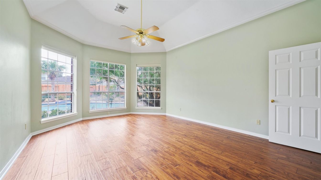 Empty room, Interior, Wood Texture Flooring
