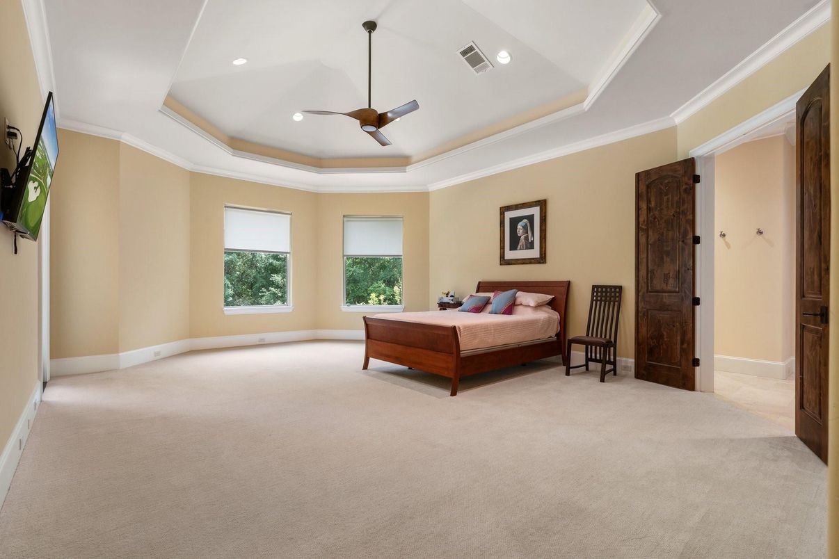 Bedroom, Interior, Recessed Lighting