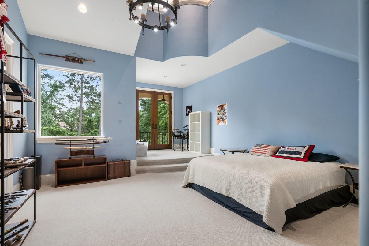 Bedroom, Interior, Recessed Lighting