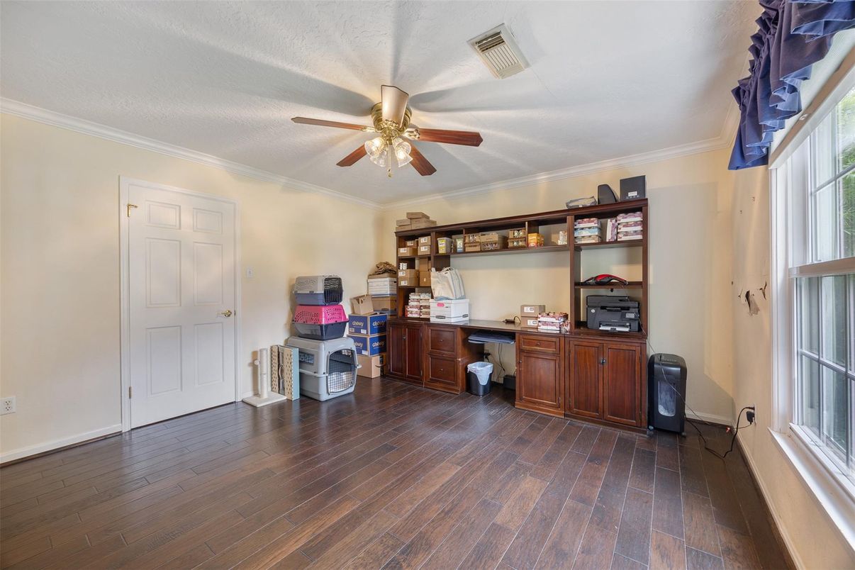 Home Office, Interior, Wood Texture Flooring