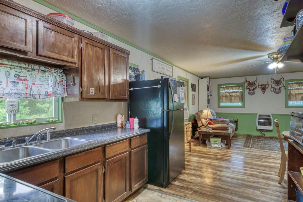Interior, Kitchen, Wood Texture Flooring