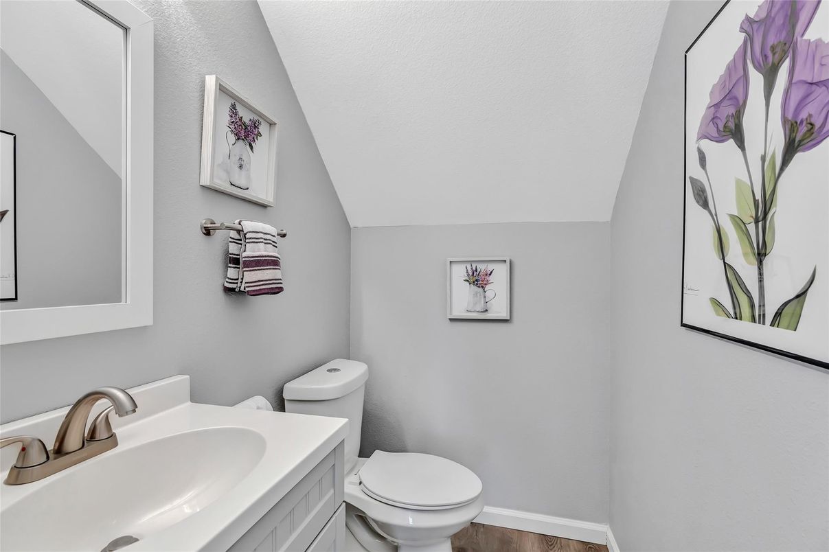 Bathroom, Interior, Wood Texture Flooring