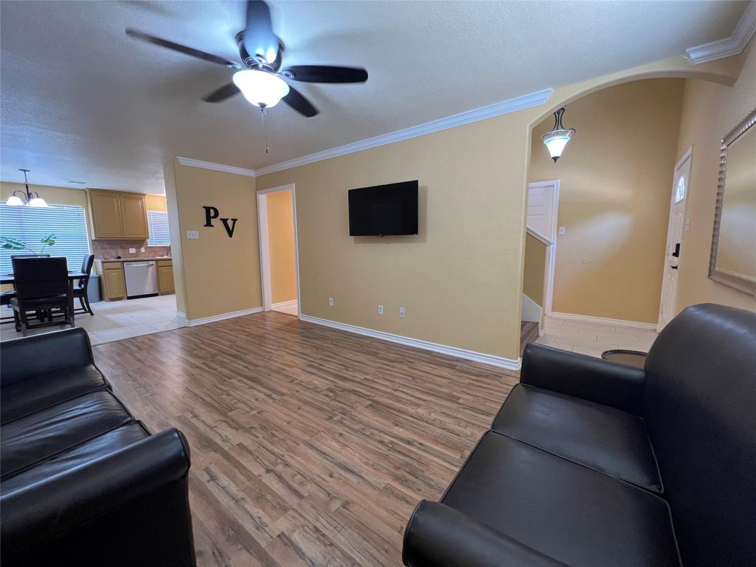 Dining room, Interior, Kitchen, Living room, Wood Texture Flooring