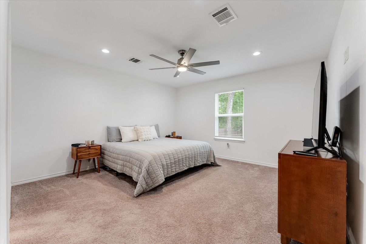 Bedroom, Interior, Recessed Lighting