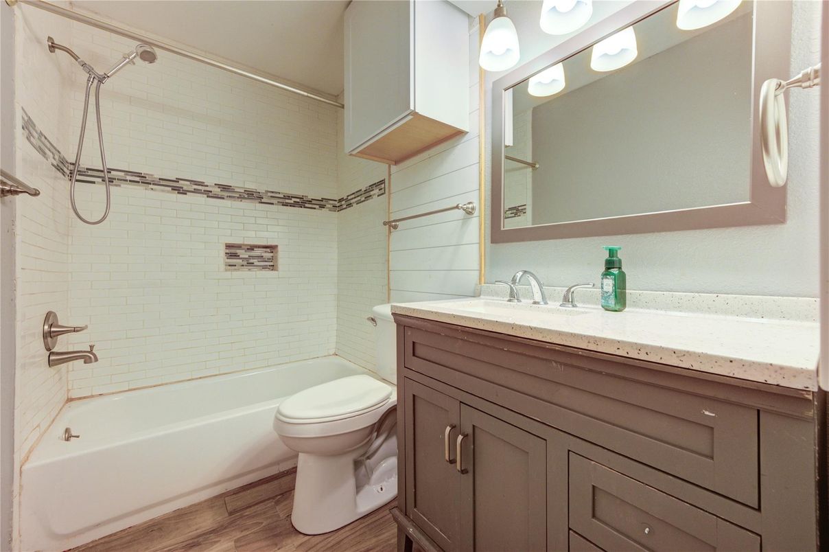 Bathroom, Interior, Wood Texture Flooring