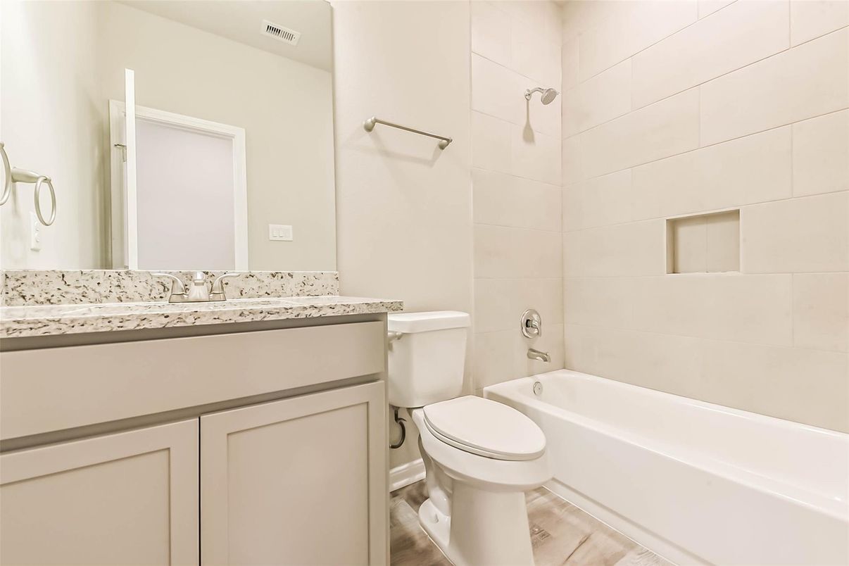 Bathroom, Interior, Wood Texture Flooring