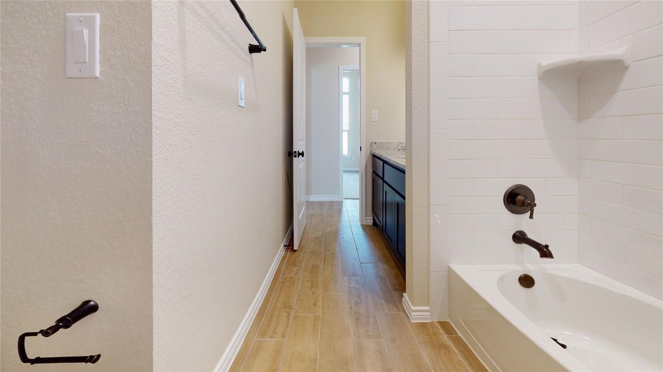 Bathroom, Interior, Wood Texture Flooring