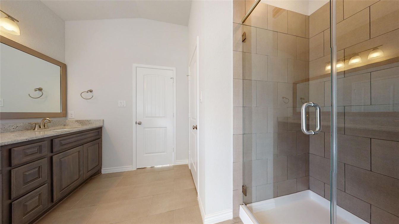 Bathroom, Glass Shower, Interior