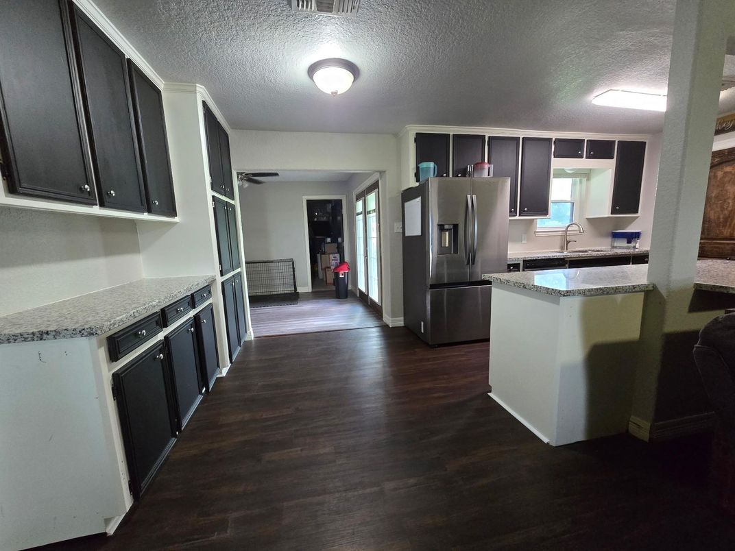 Interior, Kitchen, Wood Texture Flooring