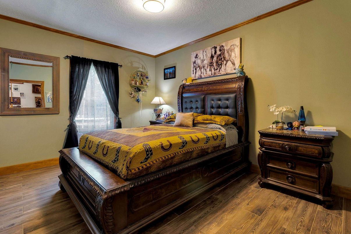 Bedroom, Interior, Wood Texture Flooring