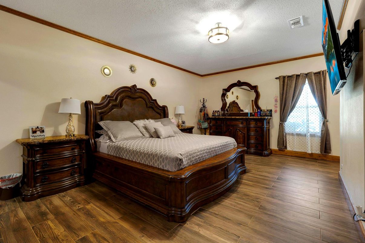 Bedroom, Interior, Wood Texture Flooring