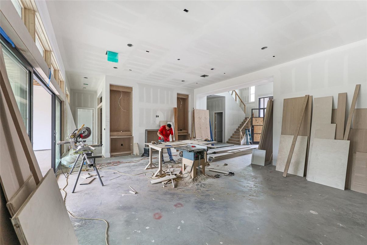 Game Room, Interior, Recessed Lighting