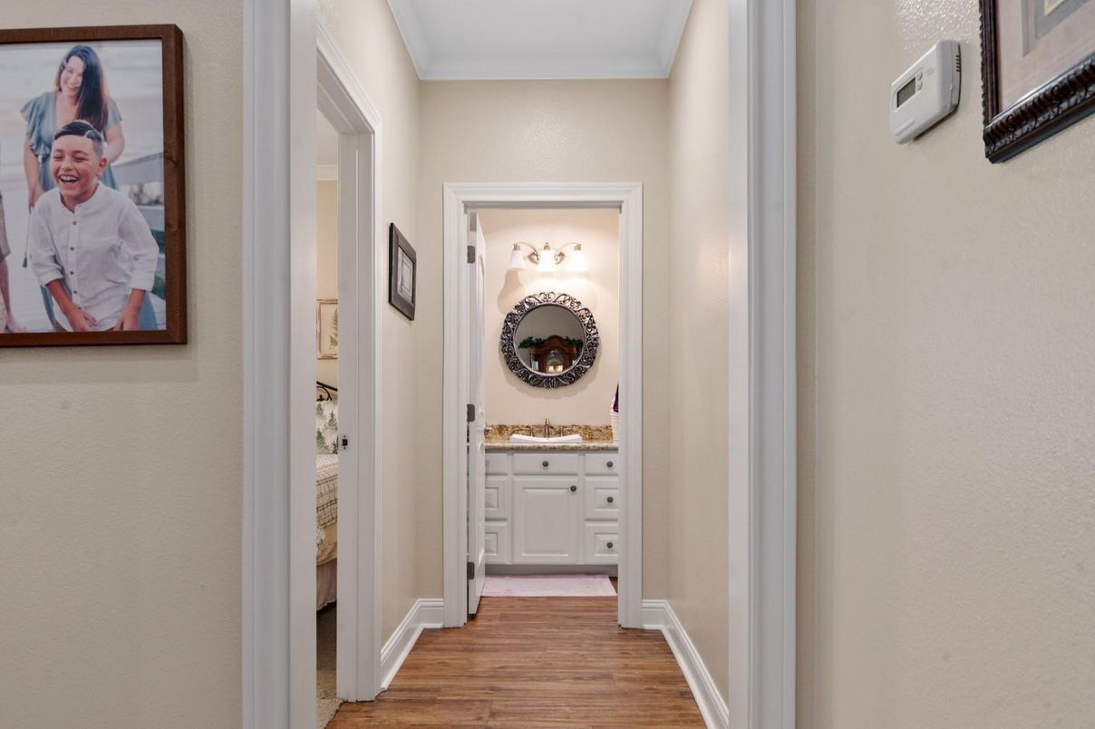 Bathroom, Interior, Wood Texture Flooring