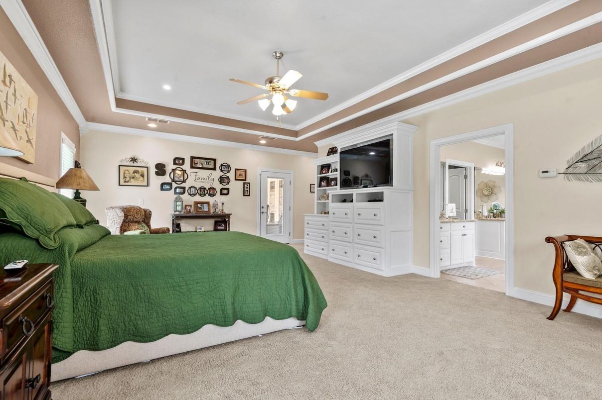 Bedroom, Interior, Recessed Lighting