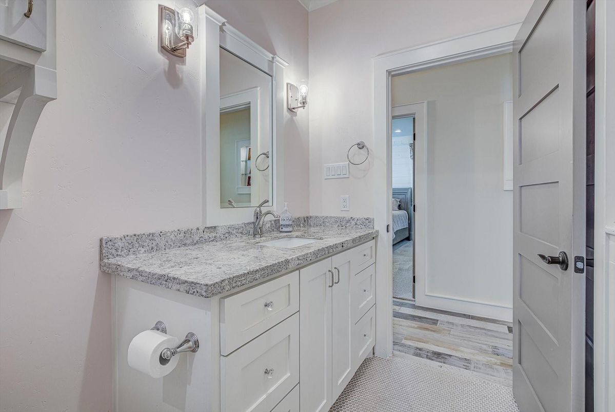 Bathroom, Interior, Wood Texture Flooring