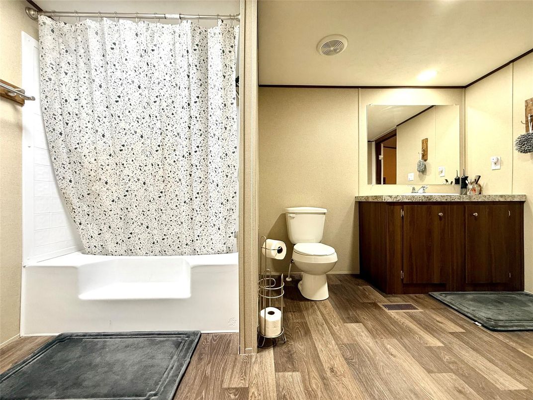 Bathroom, Interior, Wood Texture Flooring