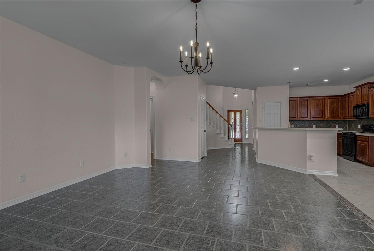 Chandelier, Interior, Kitchen, Pendant Lights, Recessed Lighting