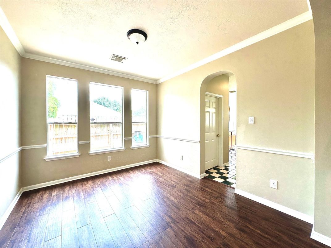 Empty room, Interior, Wood Texture Flooring