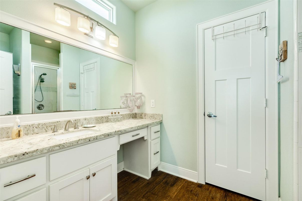 Bathroom, Interior, Wood Texture Flooring