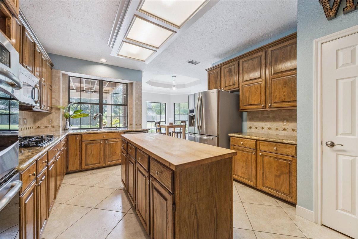 Interior, Kitchen, Recessed Lighting, Stainless Steel Appliances