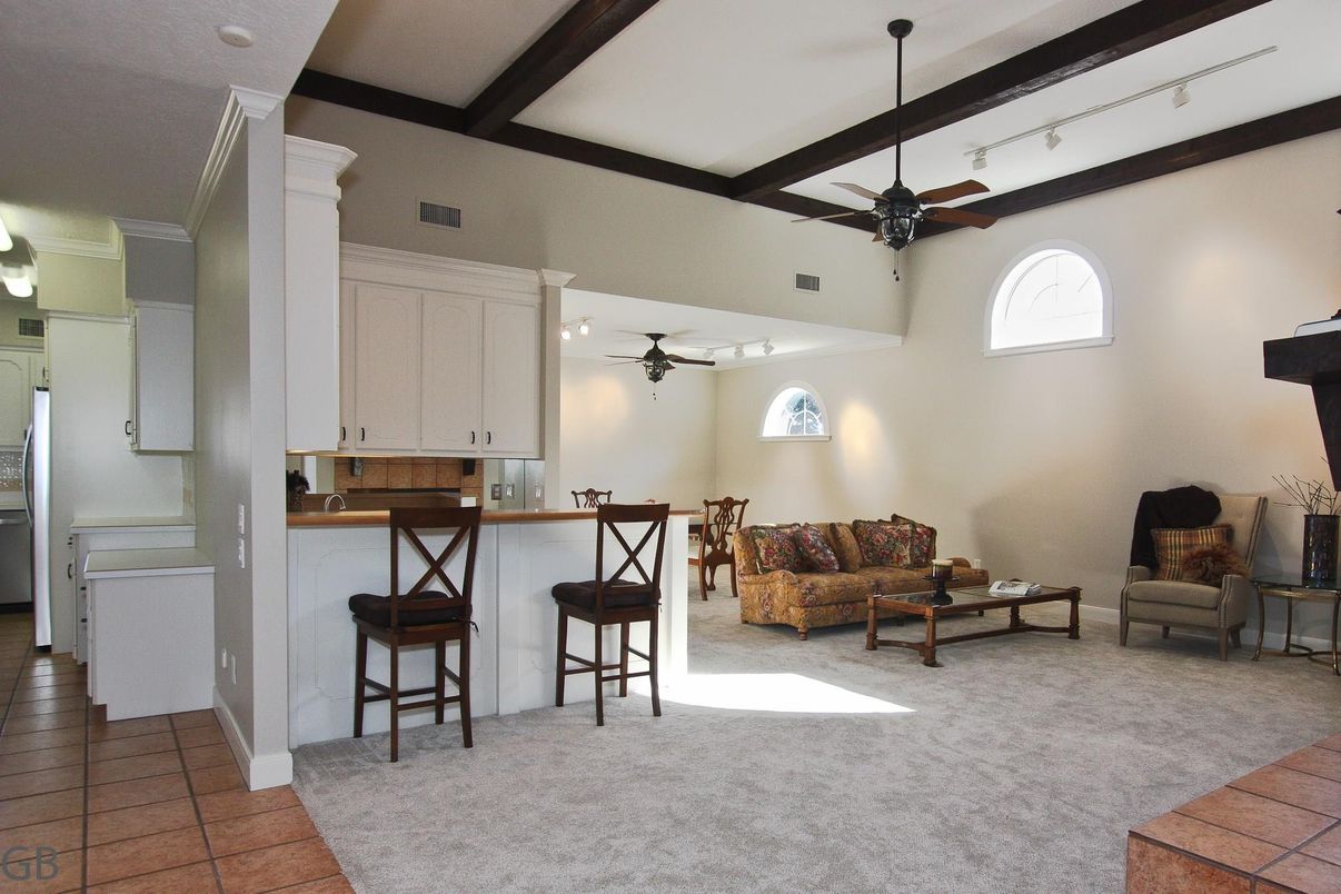 Interior, Living room, Recessed Lighting