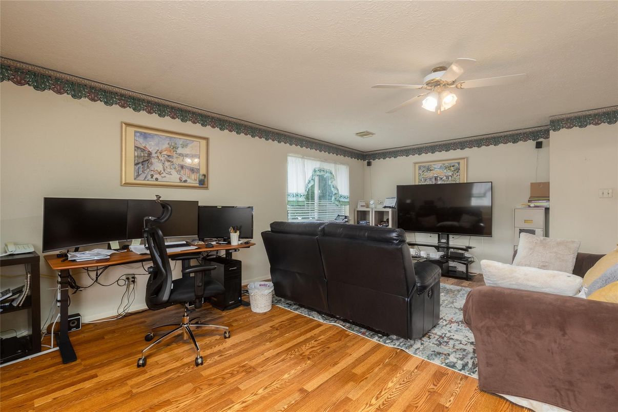 Home Office, Interior, Wood Texture Flooring