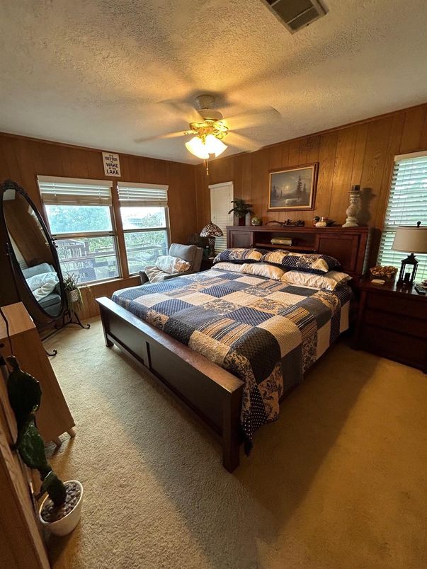 Bedroom, Interior, Wooden Walls