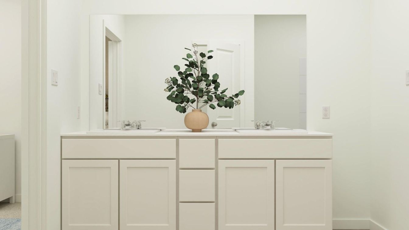 Bathroom, Dual Sink Vanities, Interior